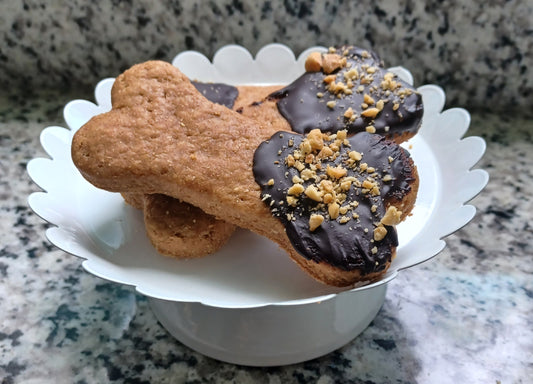 Fido's Frosted Carob Cookies~1 large cookie~Carob dipped