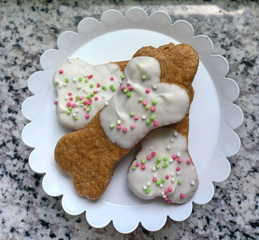 Fido's Frosted Yogurt Cookies~1 large cookie~Yogurt Dipped