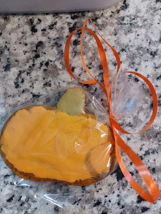 Medium Pumpkin-shaped Cookie