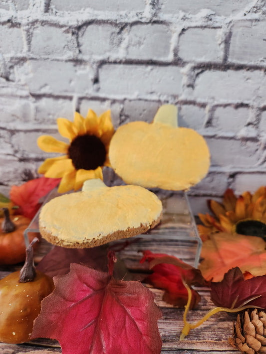 Large Pumpkin-shaped Cookie